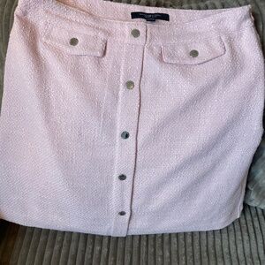 Andrew Marc pink office skirt